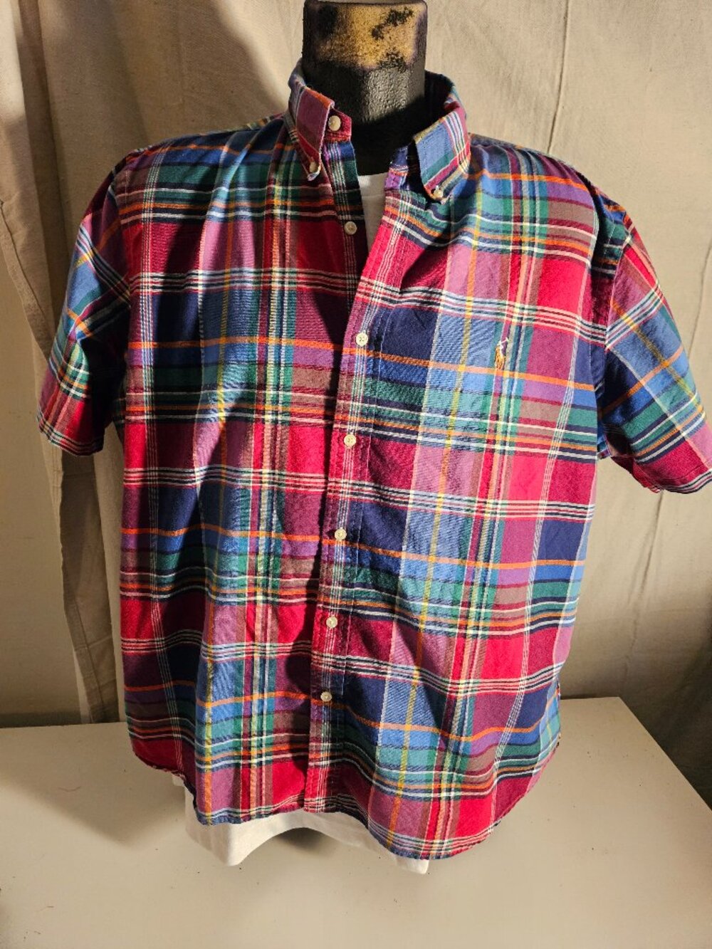 Mens Polo Ralph Lauren Button Down Oxford Shirt Size XXL Mint Condition